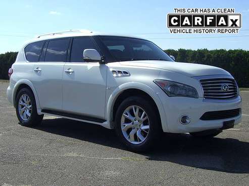 ► 2014 INFINITI QX80 - AWD, 8 PASS, NAVI, DUAL TV's, HTD LEATHER, MORE for sale in East Windsor, CT
