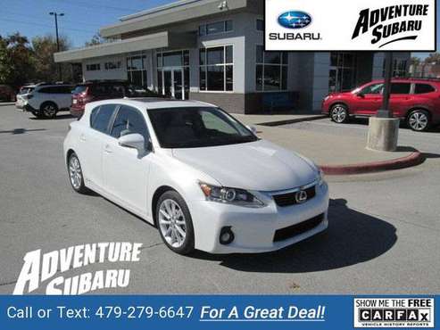 2012 Lexus CT 200h hatchback Starfire Pearl - cars & trucks - by... for sale in Fayetteville, AR