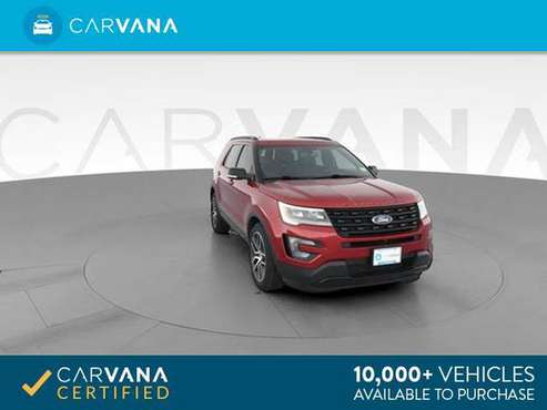 2017 Ford Explorer Sport SUV 4D suv Red - FINANCE ONLINE - cars &... for sale in Atlanta, WY