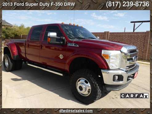 2013 Ford Super Duty F-350 DRW 4WD Crew Cab Lariat 6 LIFT DIESEL... for sale in Lewisville, TX