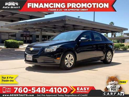 2014 Chevrolet *Cruze* *LS* Only $159/mo! Easy Financing! - cars &... for sale in Palm Desert , CA