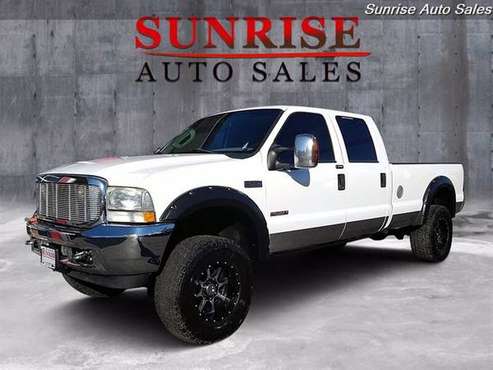 2004 Ford F-350 Diesel 4x4 4WD F350 Super Duty Lariat 4dr Crew Cab... for sale in Milwaukie, OR