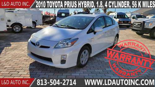 2010 TOYOTA PRIUS HYBRID, 1 8, 4 CYLINDER, 56 K MILES - cars & for sale in largo, FL