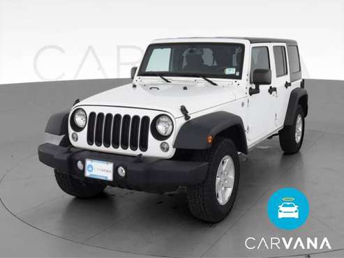2015 Jeep Wrangler Unlimited Sport S SUV 4D suv White - FINANCE... for sale in Green Bay, WI