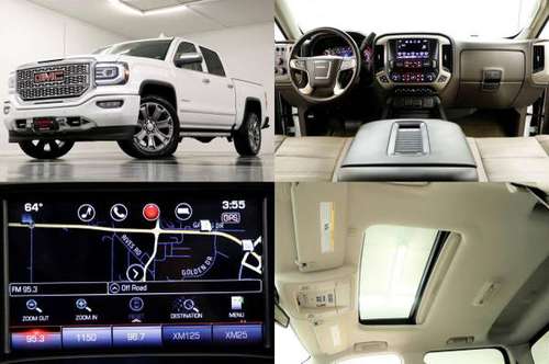 HEATED COOLED LEATHER! 2016 GMC SIERRA 1500 DENALI 4X4 4WD Crew for sale in Clinton, MO