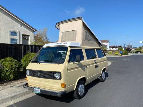 1981 VW Westfalia PopTop Full Camper Full Kitchen Sleeps4 All for sale in Santa Cruz, CA