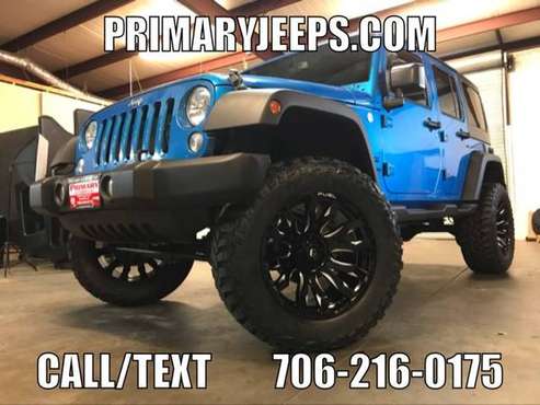 2015 Jeep Wrangler Unlimited IN HOUSE FINANCE - FREE SHIPPING - cars... for sale in DAWSONVILLE, SC