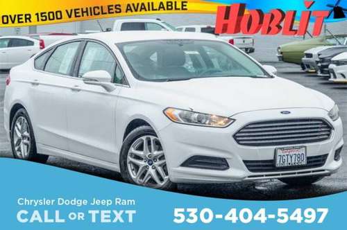 2013 Ford Fusion SE - cars & trucks - by dealer - vehicle automotive... for sale in Woodland, CA