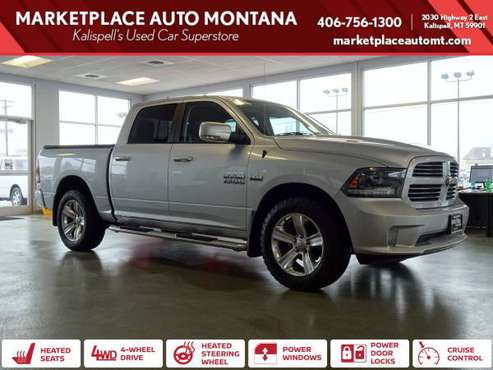 2015 RAM 1500 CREW CAB 4x4 4WD Truck Dodge SPORT PICKUP 4D 5 1/2 FT for sale in Kalispell, MT