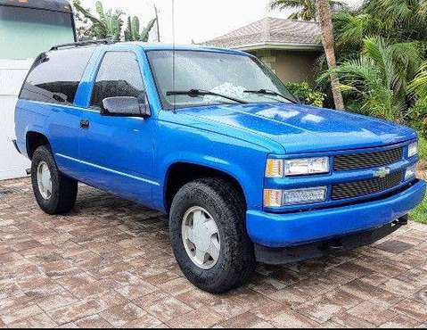 1996 TAHOE 2 DOOR 4X4 CLEAN - cars & trucks - by owner - vehicle... for sale in Cocoa, FL