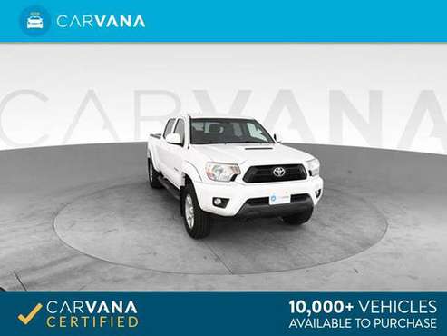 2014 Toyota Tacoma Double Cab PreRunner Pickup 4D 6 ft pickup WHITE - for sale in Bakersfield, CA