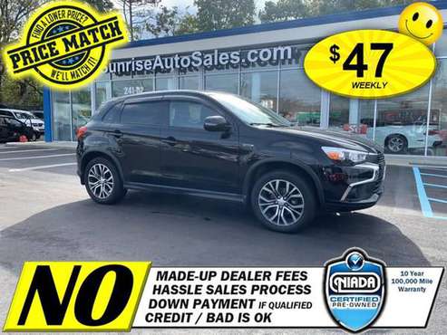 2016 Mitsubishi Outlander Sport AWC 4dr CVT 2.4 ES Great CARFAX! $47... for sale in Elmont, NY