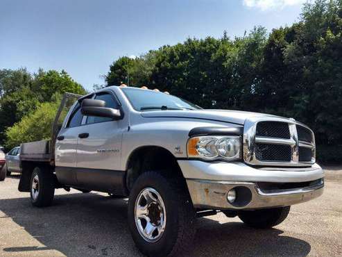 2004 DODGE RAM 3500 2004 DODGE RAM 3500 !!!1 TON FLAT BED 4X4... for sale in Uniontown , OH