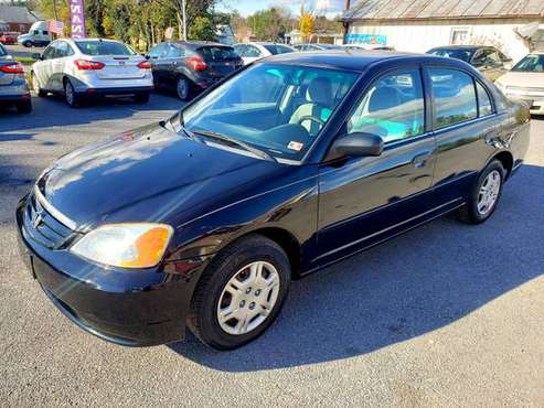 2002 HONDA CIVIC 4Door 5Speed Manual MINT COND ⭐ + 6 MONTH WARRANTY... for sale in Front Royal, VA
