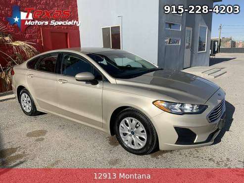 2019 Ford Fusion S Must See - - by dealer - vehicle for sale in El Paso, TX