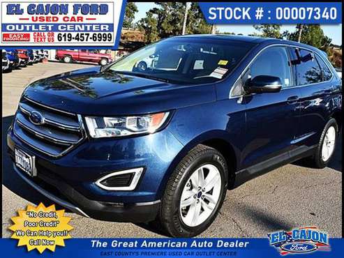2017 Ford Edge SEL SUV-EZ FINANCING-LOW DOWN! - cars & trucks - by... for sale in Santee, CA