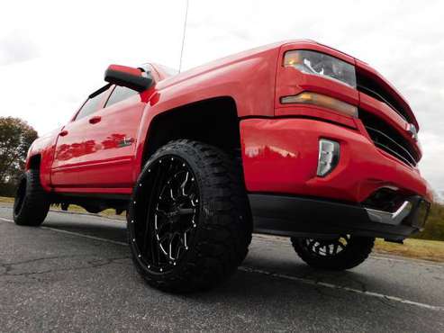1 OWNR LIFTED 17 CHEVY SILVERADO 1500 LT Z71 CREW 22X12 *NEW 33... for sale in KERNERSVILLE, NC