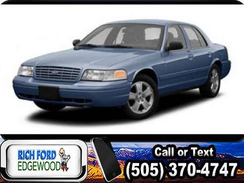 2011 Ford Crown Victoria Lx - cars & trucks - by dealer - vehicle... for sale in Edgewood, NM
