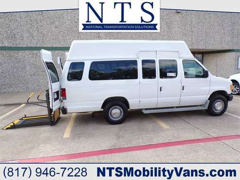 78K MILE FORD E350 HANDICAPPED WHEELCHAIR ADA MOBILITY POWER LIFT... for sale in Irving, OK