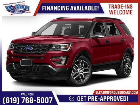 2017 Ford Explorer Sport FOR ONLY 546/mo! - - by for sale in Santee, CA