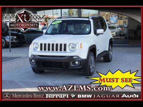 15793 - 2015 Jeep Renegade Limited 4WD w/BU Camera and Prem Wheels for sale in AZ