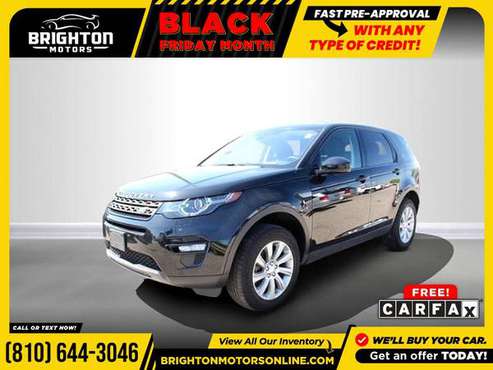 2017 Land Rover Discovery Sport SE 4WD! FOR ONLY $372/mo! - cars &... for sale in Brighton, MI