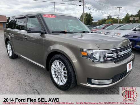 2014 FORD FLEX SEL AWD! FULLY LOADED! 3RD ROW! SUNROOFS! REMOTE START! for sale in Syracuse, NY