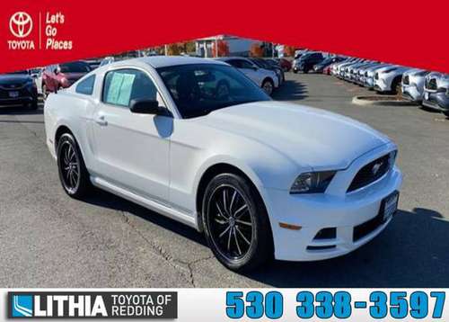 2013 Ford Mustang RWD 2dr Car 2dr Cpe V6 - cars & trucks - by dealer... for sale in Redding, CA