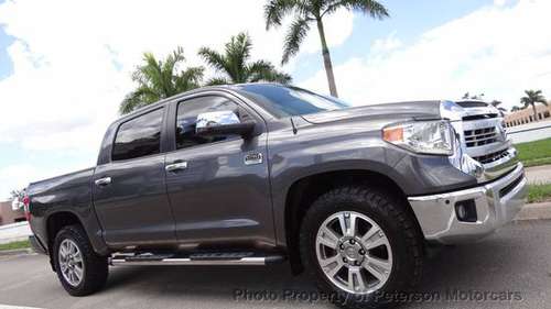 2014 *Toyota* *Tundra* *TUNDRA CREWMAX PLATNUM* Magn for sale in West Palm Beach, FL