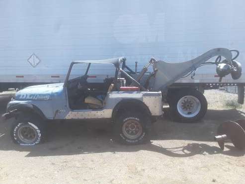 Jeep CJ7 has posthole digger for sale in Carson City, NV