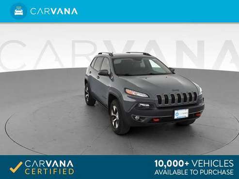 2014 Jeep Cherokee TrailHawk Sport Utility 4D suv Gray - FINANCE for sale in Arlington, District Of Columbia