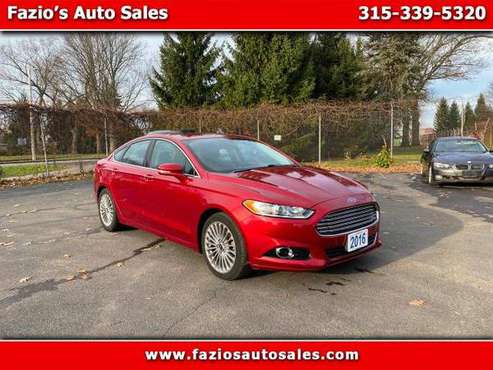 2016 Ford Fusion 4dr Sdn Titanium FWD - cars & trucks - by dealer -... for sale in Rome, NY