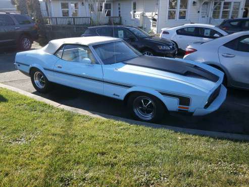 73 FORD MUSTANG CONVERTIBLE*FACTORY A/C*5-SPEED MANUEL - cars &... for sale in Half Moon Bay, CA