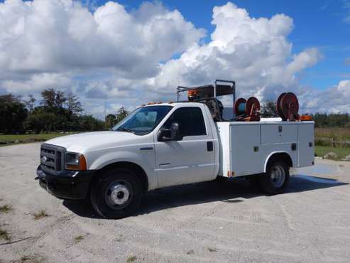 2005 Ford F350 Service Utility Truck 1 Owner Diesel Air Compressor... for sale in West Palm Beach, FL