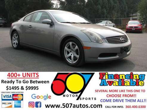 2005 Infiniti G35 Coupe 2dr Cpe Auto - cars & trucks - by dealer -... for sale in Roy, WA
