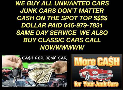 WE BUY CARS CASH TODAY for sale in NEW YORK, NY