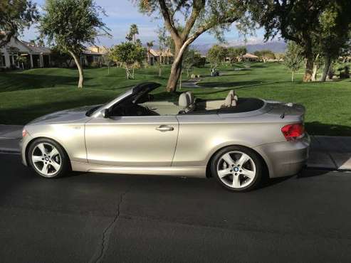 2008 BMW 135i convertible tan over gold - cars & trucks - by owner -... for sale in Palm Springs, CA