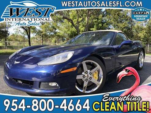 2007 Chevrolet Chevy Corvette Convertible 2D DRIVE TODAY WITH ONLY -... for sale in Miramar, FL
