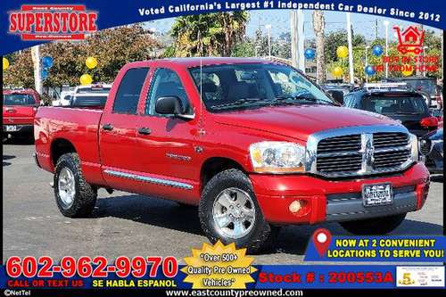 2006 DODGE RAM 1500 SLT TRUCK-EZ FINANCING-LOW DOWN! - cars & trucks... for sale in EL CAJON, AZ