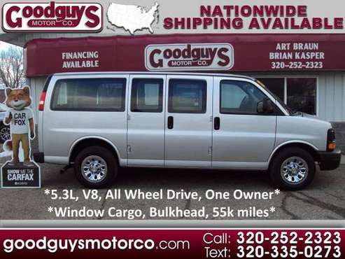 2012 Chevrolet Express Cargo Van AWD 1500 135 - cars & trucks - by... for sale in Waite Park, MT