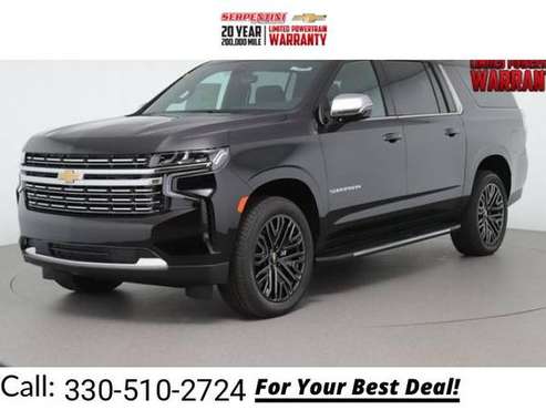 2021 Chevy Chevrolet Suburban Premier suv Black - cars & trucks - by... for sale in Tallmadge, OH