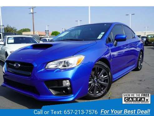 2017 Subaru WRX sedan WR Blue Pearl - cars & trucks - by dealer -... for sale in Fullerton, CA