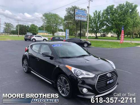 2016 Hyundai Veloster 3dr Cpe Man Turbo w/Orange Accent - cars & for sale in Pinckneyville, IL