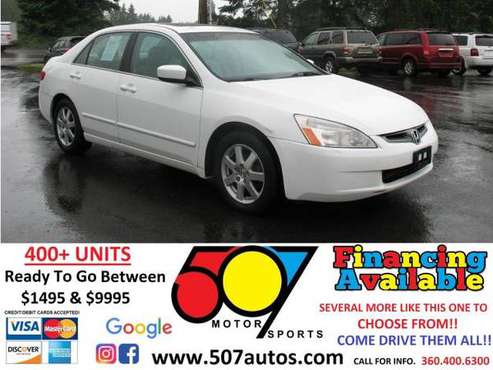2005 Honda Accord Sdn EX-L V6 AT - cars & trucks - by dealer -... for sale in Roy, WA