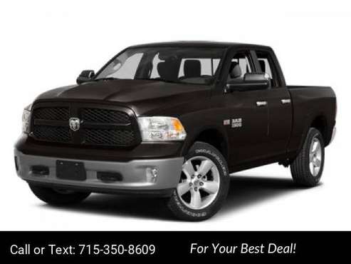 2014 Ram 1500 Big Horn pickup Black - cars & trucks - by dealer -... for sale in Cadott, WI