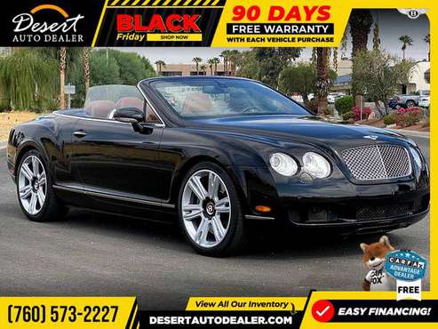 2007 Bentley Continental GTC LOW MILES Convertible is surprisingly A... for sale in Palm Desert , CA