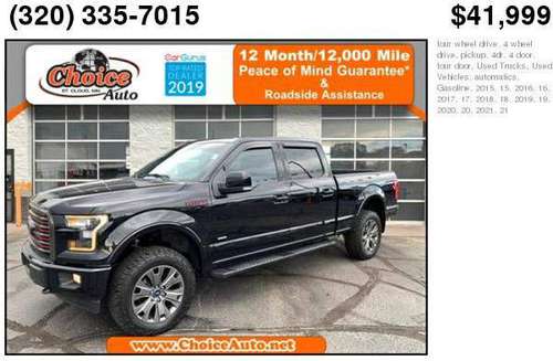 2017 Ford F-150 Lariat $799 DOWN DELIVER'S ! - cars & trucks - by... for sale in ST Cloud, MN
