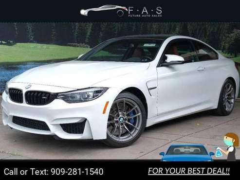 2018 BMW M4 coupe coupe Alpine White - - by dealer for sale in Glendale, CA