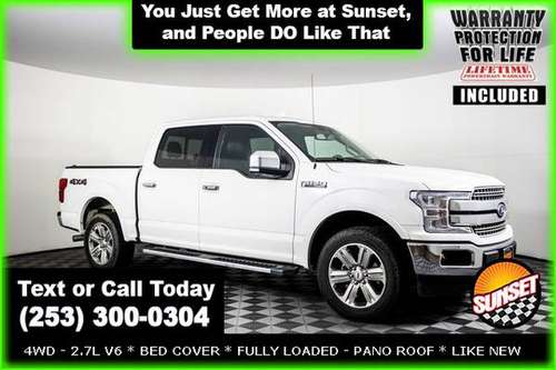 2018 Ford F-150 4x4 4WD F150 Crew cab SuperCrew PICKUP TRUCK - cars for sale in Sumner, WA