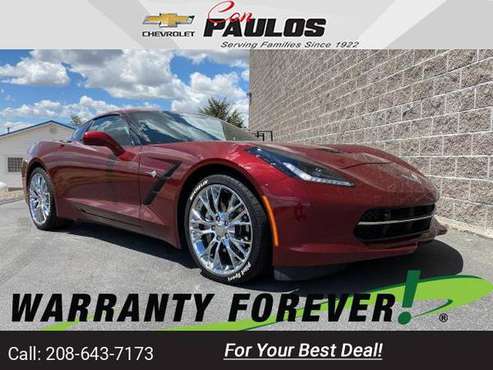 2019 Chevy Chevrolet Corvette 2LT coupe Long Beach Red Metallic for sale in Jerome, ID